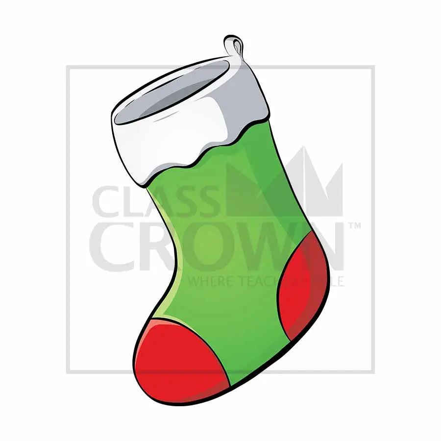 clip art christmas stocking