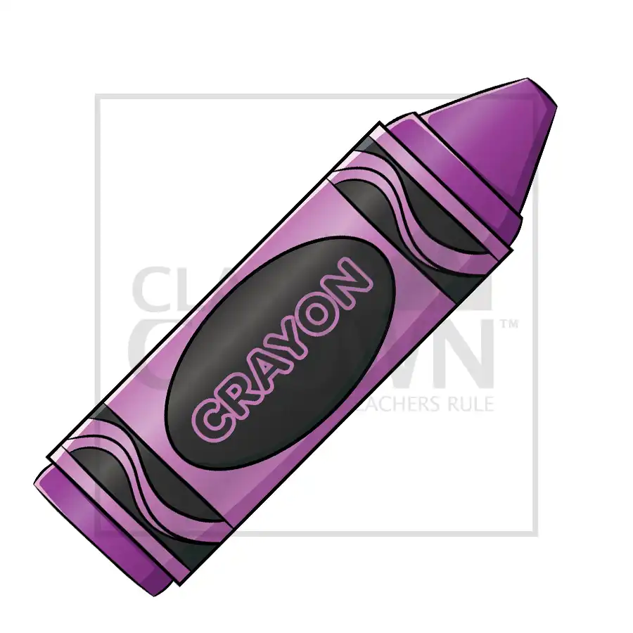 purple crayon clip art