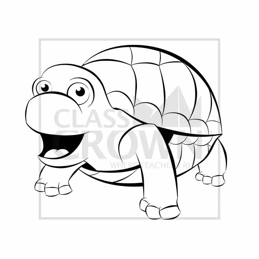 Turtle clipart, Box or pond turtle